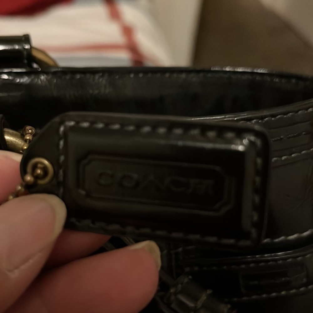 Black coach Bag leather - Picture 2 of 11